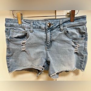Justice girls jean short size 12 plus.